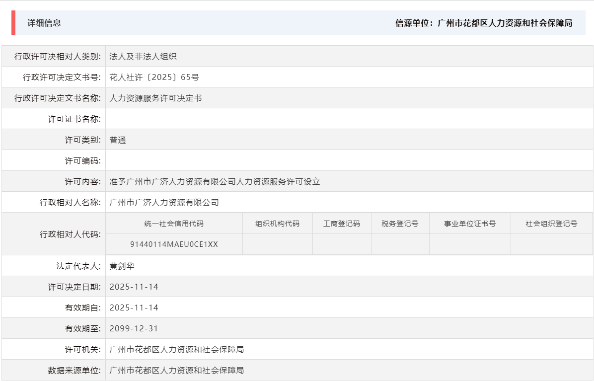 11.14準予廣州市廣濟人力資源有限公司人力資源服務許可設立.png